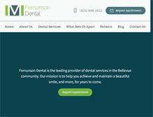 Tablet Screenshot of fernunsondental.com
